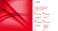 Desktop Screenshot of hand-made-service.cz
